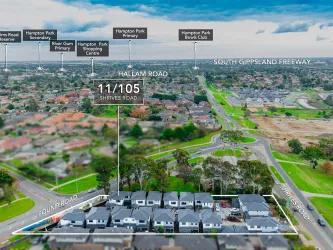 105 Shrives Road - Hampton Aerial