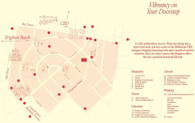 111 Carpenter Townhomes - Brighton Location Map