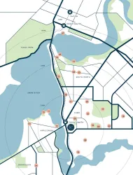 154 Lockhart Townhomes - Como Location map