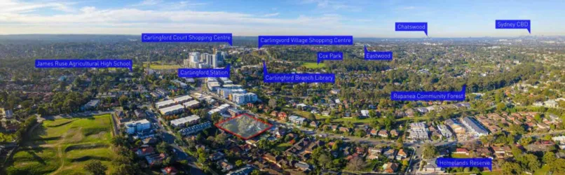 161-167 Adderton Road, Carlingford NSW 2118 Aerial