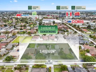 2-8 Olive Street - Dandenong Aerial