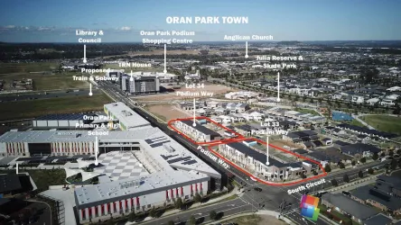 22 Podium Way, Oran Park Aerial