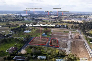 25 Ridge Square - Leppington Aerial