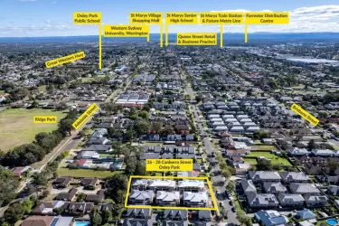 26-28 Canberra Street - Oxley Park Aerial