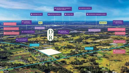 48 & 64 Dickson Road - Leppington Aerial