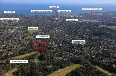 5 Crathie Court - Frankston Aerial