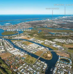 55 Grant Waterside Residences - Hope Island Aerial