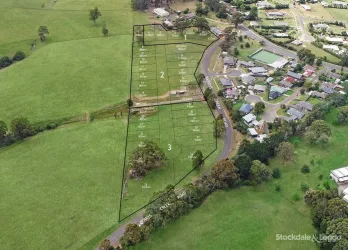 943 Berrys Creek Road, Mirboo North Aerial