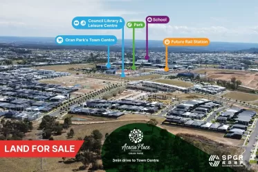 Acacia Place Estate - Catherine Field Aerial