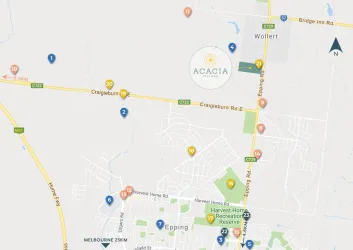 Acacia Village Estate - Wollert location m Location Map