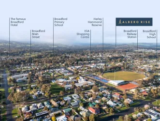 Albero Rise Estate - Broadford Aerial