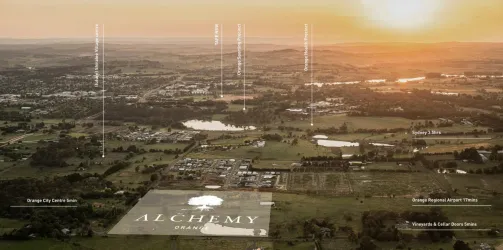Alchemy Estate - Orange Aerial