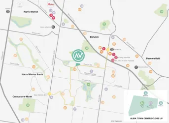 Alira Village - Berwick Location map