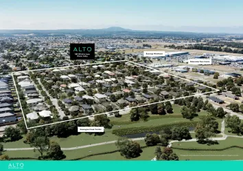 Alto Ballarat Estate - Winter Valley Aerial