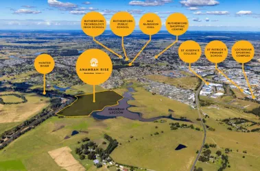 Anambah Rise Estate - Anambah Aerial