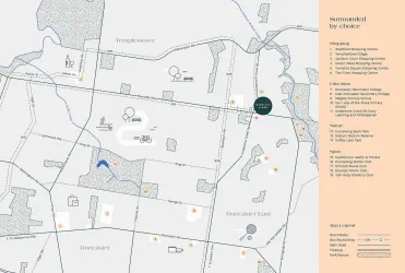 Anderson Creek Doncaster East Location m Location Map