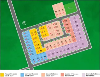 Angas Views Estate - Angaston Release Map