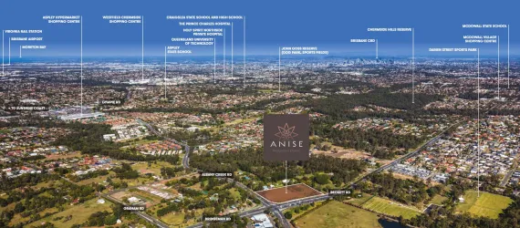 Anise Estate - Bridgeman Downs Aerial