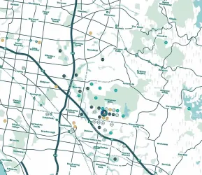 Annette Hill Endeavour Hills Location map