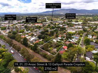 Anzac Rise Estate - Croydon Aerial