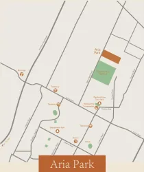 Aria Park Estate - Munno Para Location Map