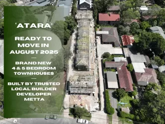 Atara Townhomes - Hornsby Construction Progress