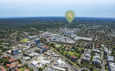 Atara Townhomes - Hornsby Aerial