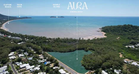 Aura Estate - Kewarra Beach Aerial