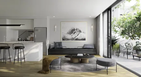 Aurora Terraces - Rouse Hill Living Render