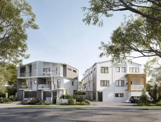 Aurora on Depper Townhomes - St Lucia Render
