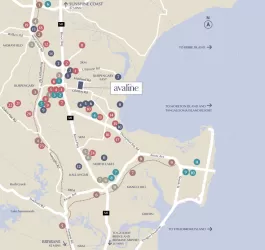 Avaline Estate - Burpengary Eas Location Map