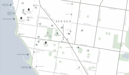 Avenue Estate - Brighton East Location map