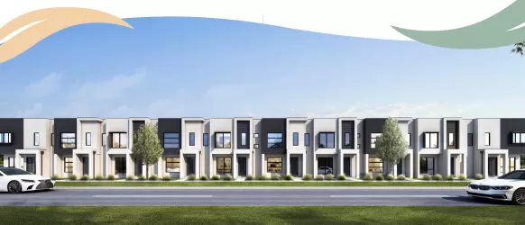 Avia Townhouses - Werribee External Render