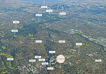 Baden Estate - Heidelberg Aerial