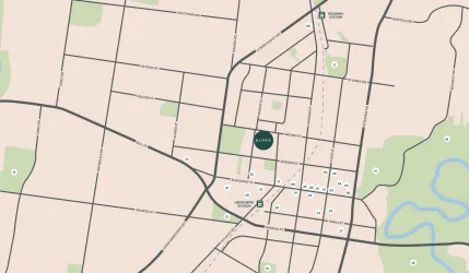 Baden Estate - Heidelberg Location map