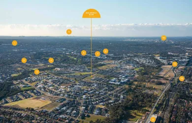 Balmoral Rise Estate - Kellyville Aerial