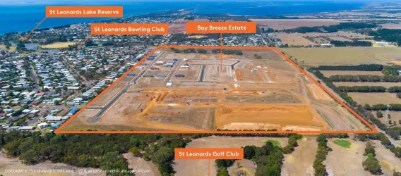 Bay Breeze Estate - St Leonards Aerial