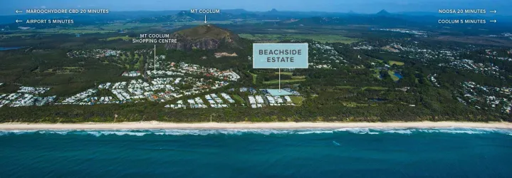 Beachside Estate - Yaroomba Aerial