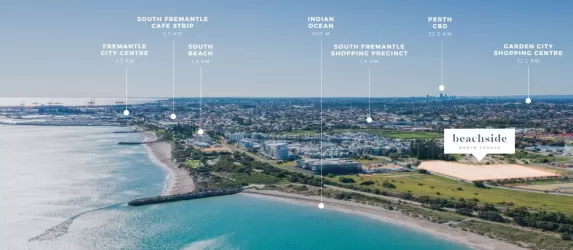 Beachside North Coogee Estate - North Coogee Aerial