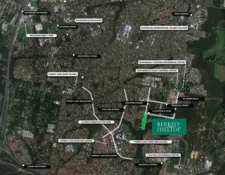 Berkely Hilltop Estate - Doolandella Location map