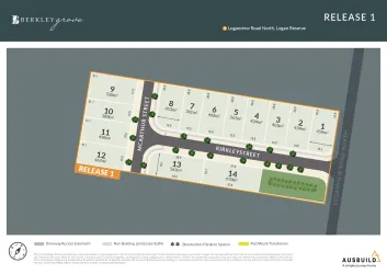 Berkley Grove Estate - Logan Reserve Release Map