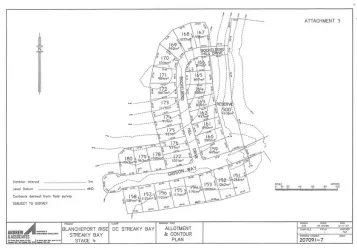 Blancheport Rise Estate - Streaky Bay Release Map
