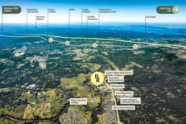 Bluegum Rise Estate - Logan Village Aerial