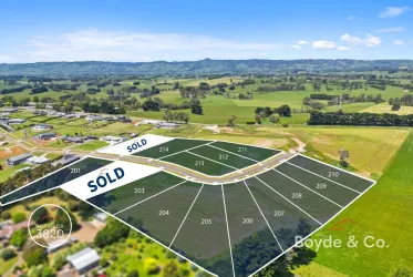 Botanica 3820 Estate - Warragul Aerial