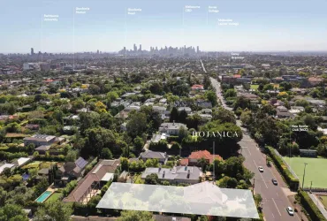 Botanica Estate - Hawthorn East Aerial