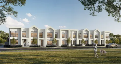 Boutique Homes Townhomes at The Grove - Tarneit Aerial