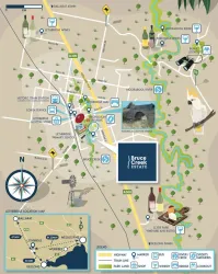 Bruce Creek Lethbridge Location map