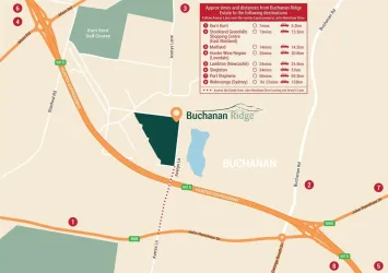 Buchanan Ridge Estate - Buchanan Location Map