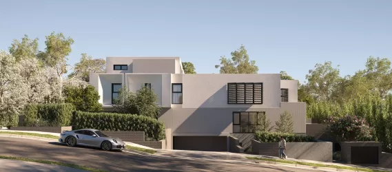 Buckley Maison Townhomes - Essendon West Render