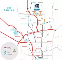 Burley Park Wollert Location map